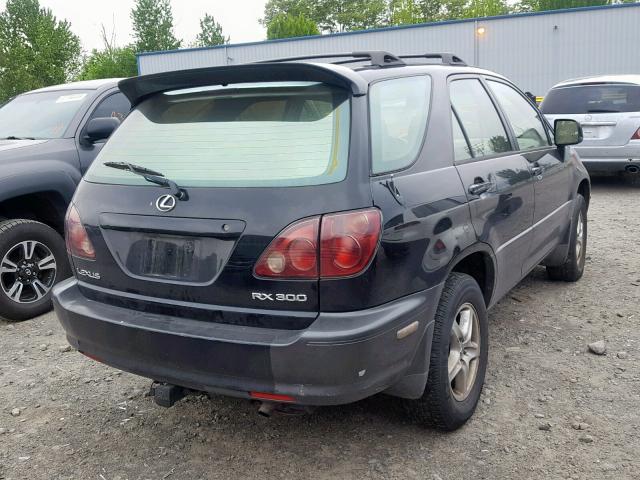 JT6HF10U9Y0101423 - 2000 LEXUS RX 300 BLACK photo 4