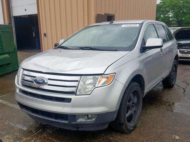 2FMDK38C69BA38092 - 2009 FORD EDGE SEL SILVER photo 2