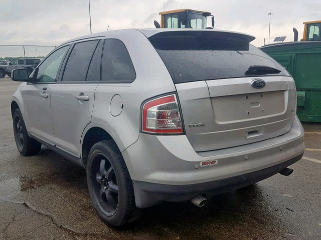 2FMDK38C69BA38092 - 2009 FORD EDGE SEL SILVER photo 3