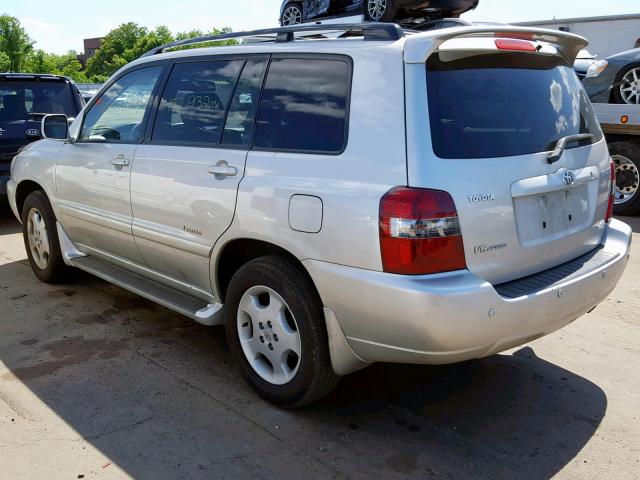 JTEEP21A670200133 - 2007 TOYOTA HIGHLANDER BEIGE photo 3