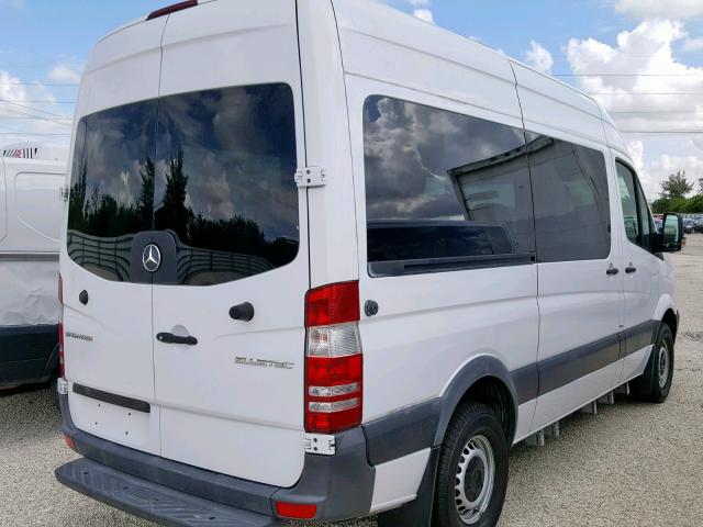 WDZPE7DC1E5937723 - 2014 MERCEDES-BENZ SPRINTER 2 WHITE photo 4