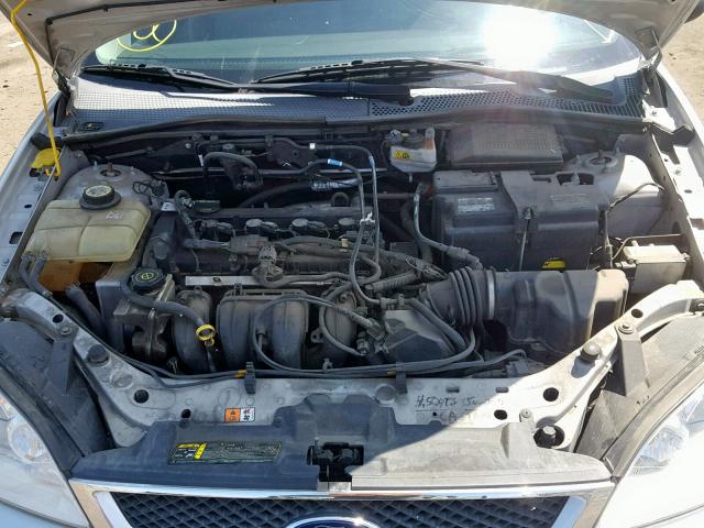 1FAHP37NX7W332168 - 2007 FORD FOCUS ZX5 SILVER photo 7