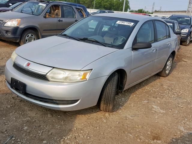 1G8AJ52FX4Z128029 - 2004 SATURN ION LEVEL SILVER photo 2