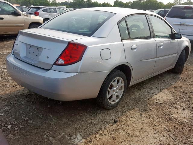 1G8AJ52FX4Z128029 - 2004 SATURN ION LEVEL SILVER photo 4