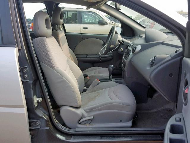 1G8AJ52FX4Z128029 - 2004 SATURN ION LEVEL SILVER photo 5