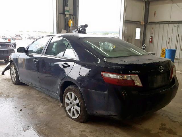 4T1BB46K89U105910 - 2009 TOYOTA CAMRY HYBR BLACK photo 3