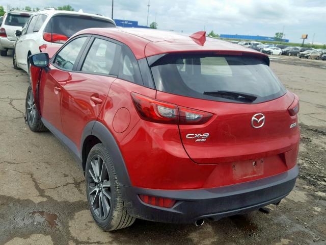 JM1DKFC77H0171461 - 2017 MAZDA CX-3 TOURI RED photo 3