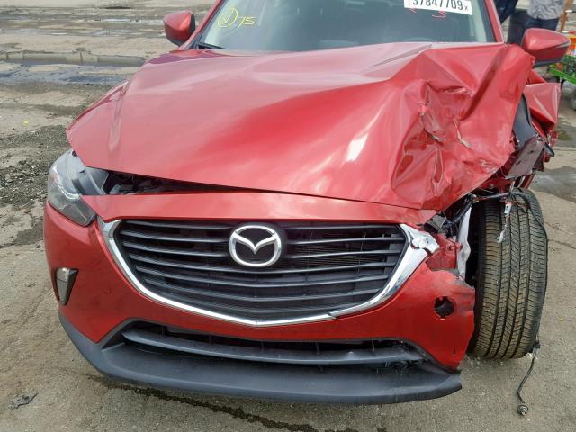 JM1DKFC77H0171461 - 2017 MAZDA CX-3 TOURI RED photo 7