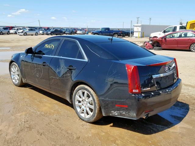 1G6DV57V680145964 - 2008 CADILLAC CTS HI FEA BLACK photo 3