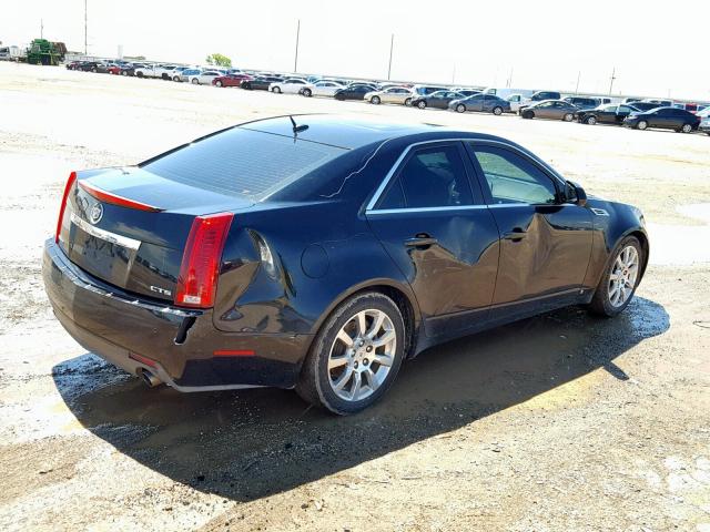 1G6DV57V680145964 - 2008 CADILLAC CTS HI FEA BLACK photo 4