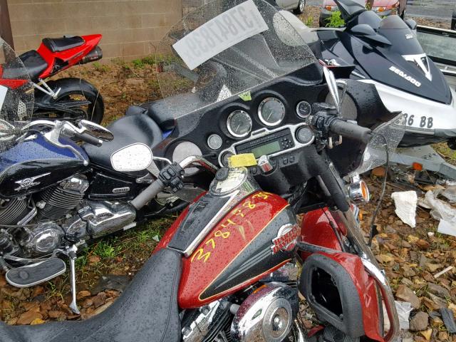 1HD1FC4127Y708963 - 2007 HARLEY-DAVIDSON FLHTCUI RED photo 5