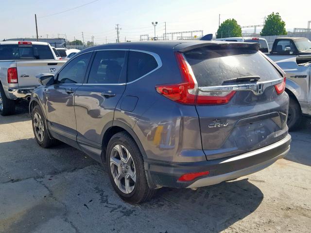 7FARW1H83JE017551 - 2018 HONDA CR-V EXL CHARCOAL photo 3