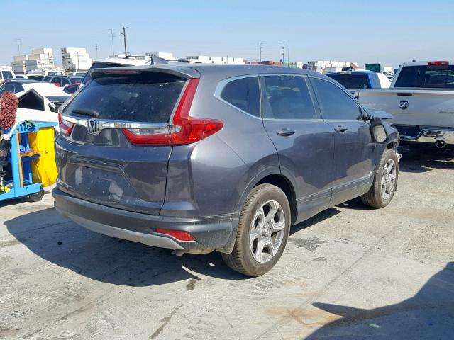 7FARW1H83JE017551 - 2018 HONDA CR-V EXL CHARCOAL photo 4