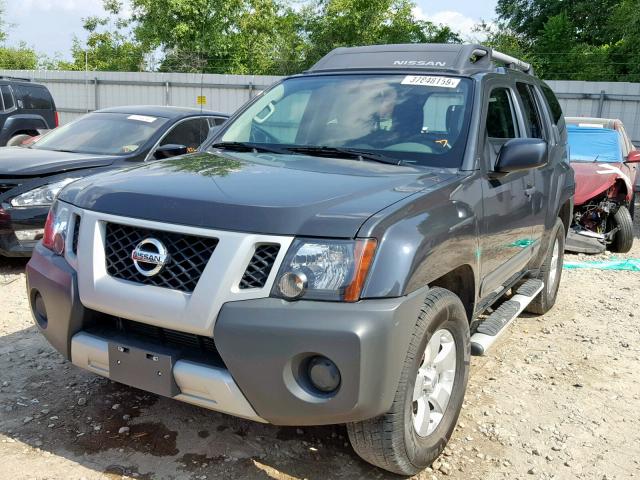 5N1AN0NUXDN822150 - 2013 NISSAN XTERRA X GRAY photo 2