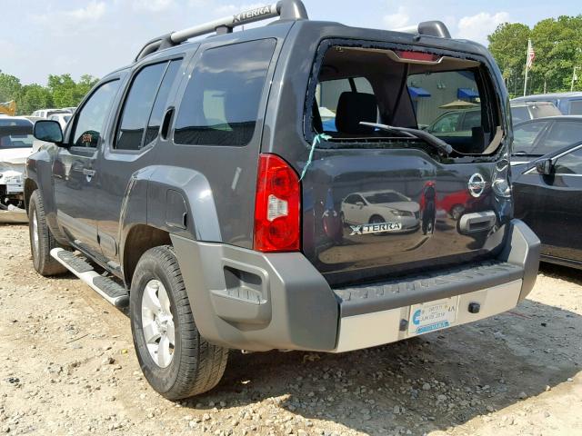 5N1AN0NUXDN822150 - 2013 NISSAN XTERRA X GRAY photo 3