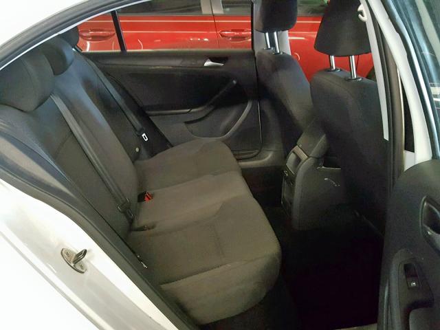 3VW1K7AJXEM442591 - 2014 VOLKSWAGEN JETTA BASE 白色 照片 6