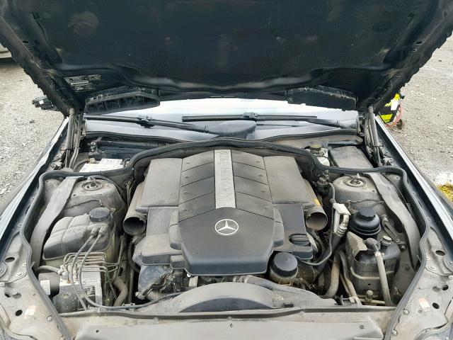 WDBSK75F13F018628 - 2003 MERCEDES-BENZ SL 500R BLACK photo 7