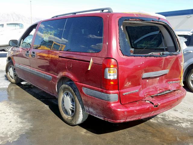 1GNDX03E94D224894 - 2004 CHEVROLET VENTURE BURGUNDY photo 3