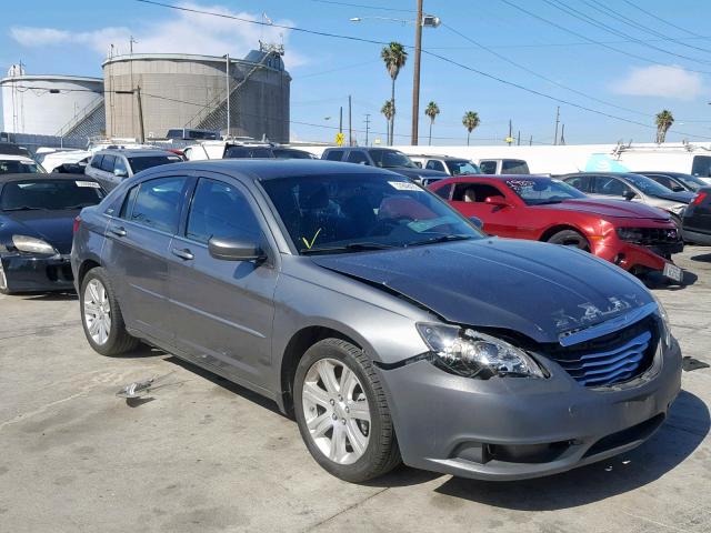 1C3CCBAB0CN316980 - 2012 CHRYSLER 200 LX GRAY photo 1