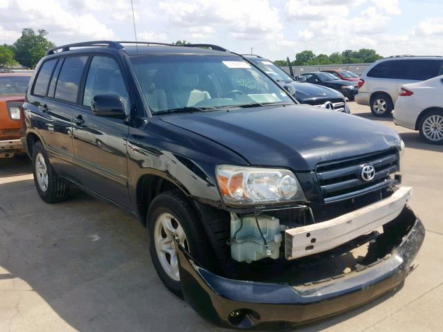 JTEDP21AX70136366 - 2007 TOYOTA HIGHLANDER BLACK photo 1