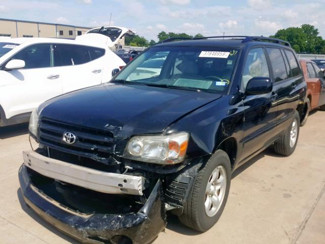 JTEDP21AX70136366 - 2007 TOYOTA HIGHLANDER BLACK photo 2