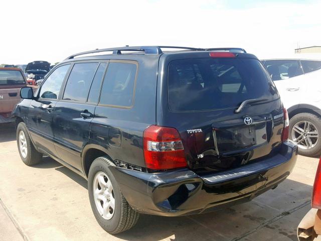 JTEDP21AX70136366 - 2007 TOYOTA HIGHLANDER BLACK photo 3