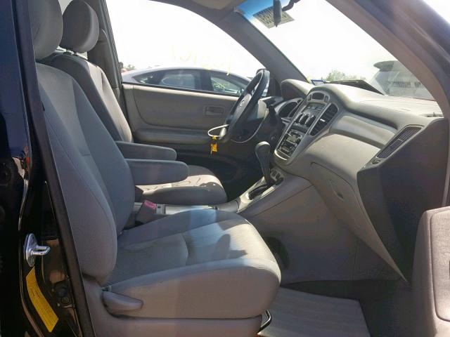 JTEDP21AX70136366 - 2007 TOYOTA HIGHLANDER BLACK photo 5