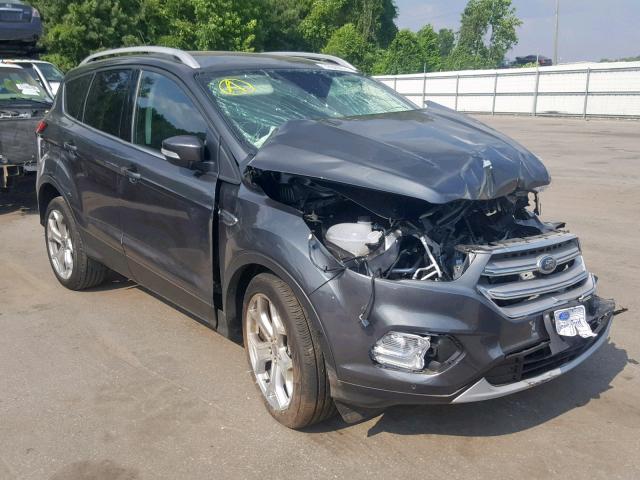 1FMCU0J9XKUA74614 - 2019 FORD ESCAPE TIT GRAY photo 1