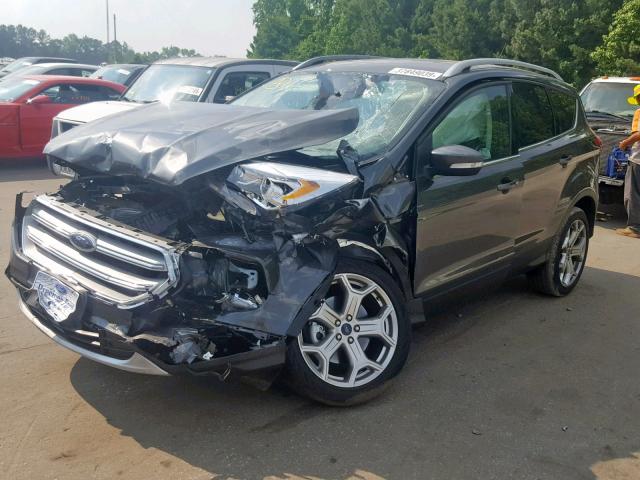 1FMCU0J9XKUA74614 - 2019 FORD ESCAPE TIT GRAY photo 2