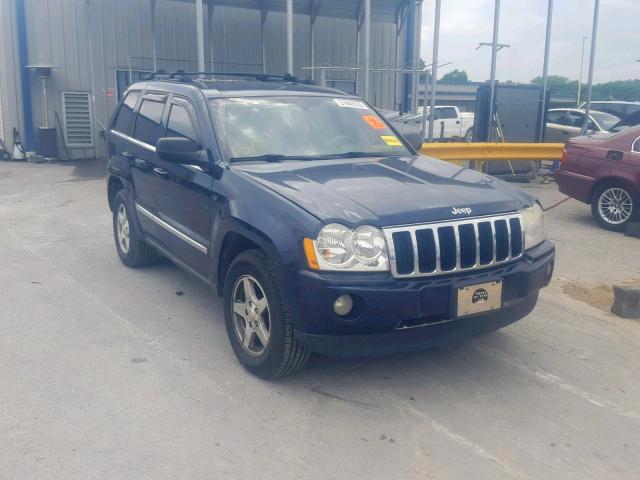 1J8HR58225C660535 - 2005 JEEP GRAND CHER BLUE photo 1