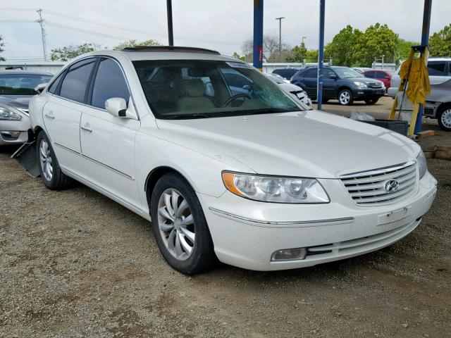 KMHFC46F47A152951 - 2007 HYUNDAI AZERA SE WHITE photo 1