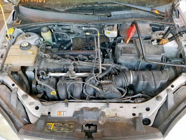 1FAFP34N86W131251 - 2006 FORD FOCUS ZX4 SILVER photo 7