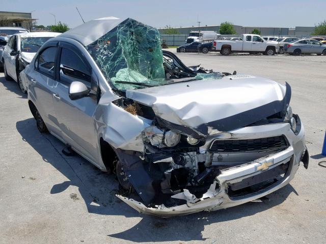 1G1JA5SH6F4182122 - 2015 CHEVROLET SONIC LS SILVER photo 1