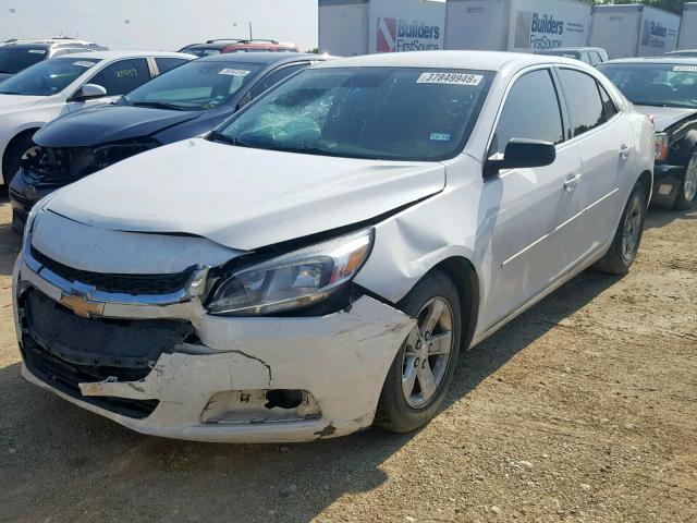 1G11B5SL0FF352156 - 2015 CHEVROLET MALIBU LS WHITE photo 2