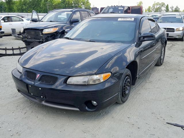 1G2WP52K6WF315428 - 1998 PONTIAC GRAND PRIX BLACK photo 2