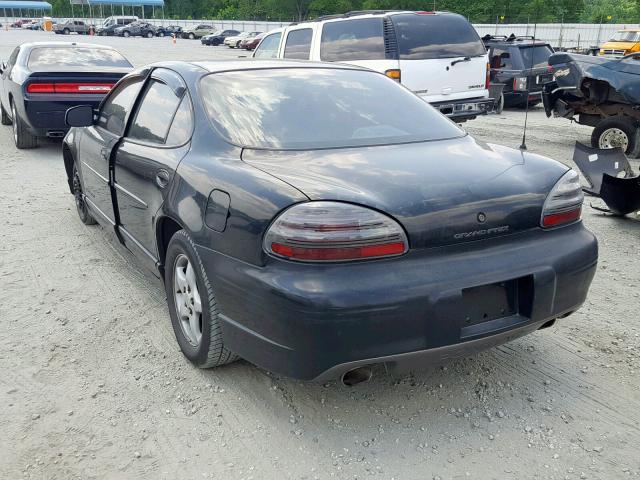 1G2WP52K6WF315428 - 1998 PONTIAC GRAND PRIX BLACK photo 3