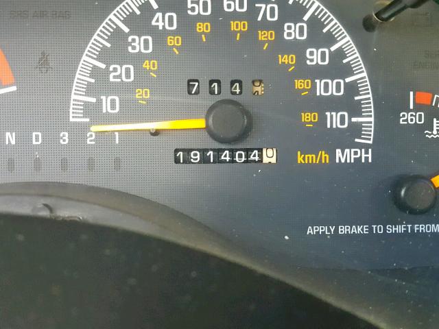 1G2WP52K6WF315428 - 1998 PONTIAC GRAND PRIX BLACK photo 8