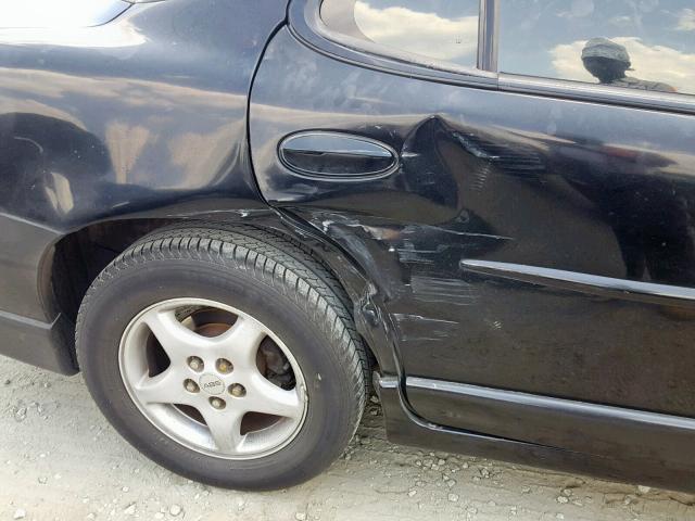 1G2WP52K6WF315428 - 1998 PONTIAC GRAND PRIX BLACK photo 9