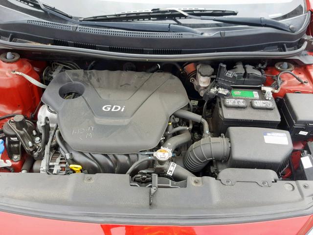 KMHCT5AE1GU251460 - 2016 HYUNDAI ACCENT SE RED photo 7