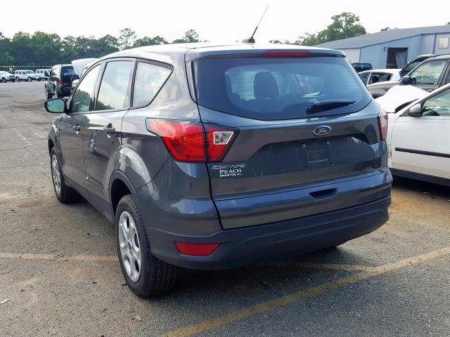 1FMCU0F75KUA23142 - 2019 FORD ESCAPE S SILVER photo 3