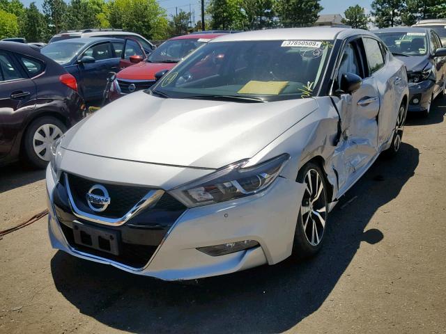 1N4AA6AP7JC385112 - 2018 NISSAN MAXIMA 3.5 SILVER photo 2