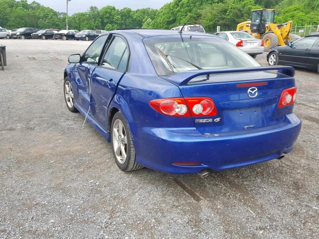 1YVHP84C255M33681 - 2005 MAZDA 6 I BLUE photo 3