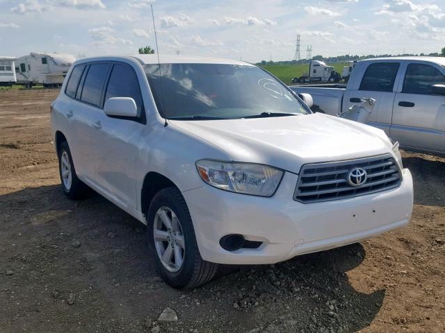 JTEES41A882038862 - 2008 TOYOTA HIGHLANDER WHITE photo 1