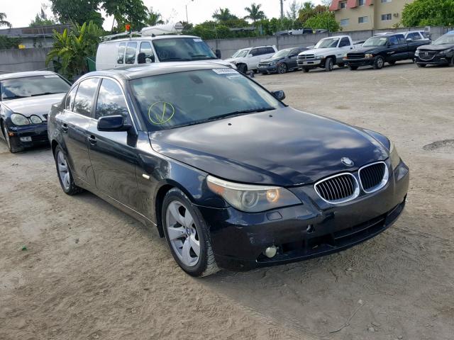 WBANA53505B857063 - 2005 BMW 525 I BLACK photo 1