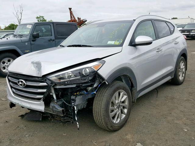 KM8J3CA42HU559015 - 2017 HYUNDAI TUCSON LIM SILVER photo 2