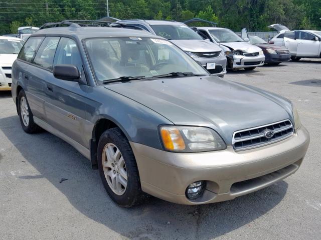 4S3BH665827661017 - 2002 SUBARU LEGACY OUT GREEN photo 1