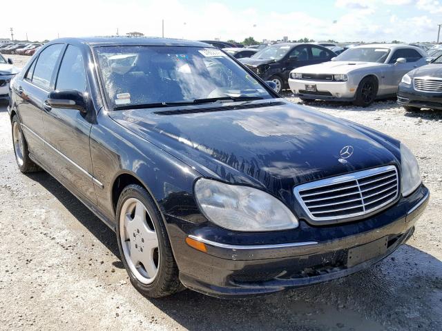 WDBNG75J92A242700 - 2002 MERCEDES-BENZ S 500 BLACK photo 1