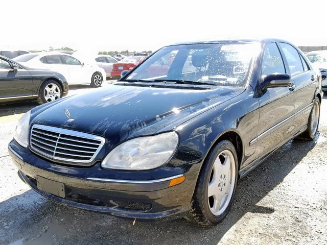 WDBNG75J92A242700 - 2002 MERCEDES-BENZ S 500 BLACK photo 2