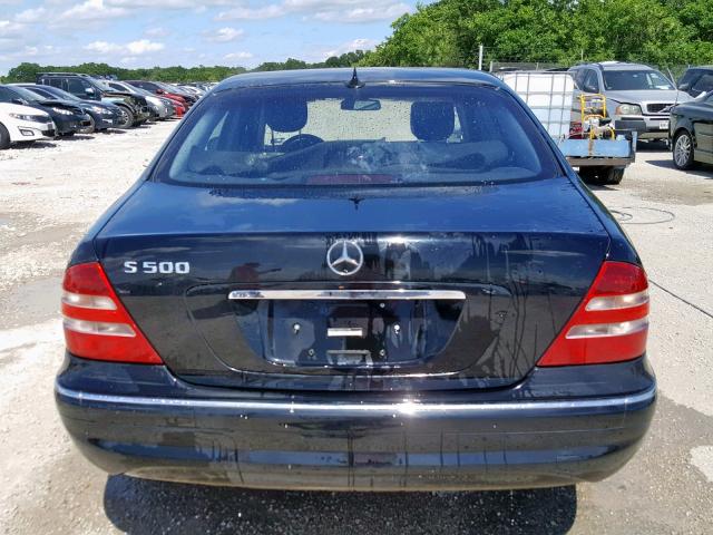 WDBNG75J92A242700 - 2002 MERCEDES-BENZ S 500 BLACK photo 9