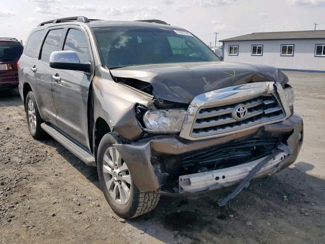 5TDBY68A88S013752 - 2008 TOYOTA SEQUOIA LI GRAY photo 1